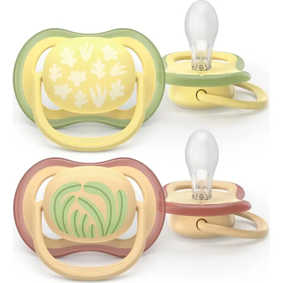 Philips Avent Ultra Air Sutter 0-6 Måneder, Gul/Orange
