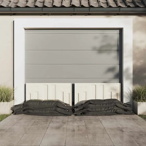vidaXL sandsække 100 stk. 103x25 cm HDPE mørkegrøn
