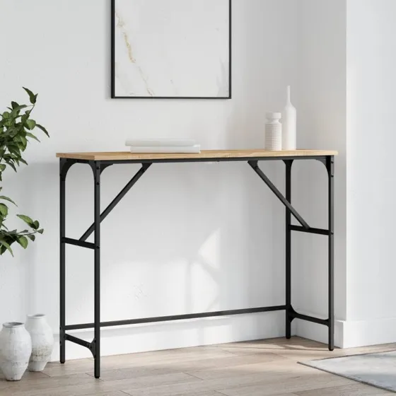 vidaXL Konsolbord 100x32x75 cm Sonoma-eg