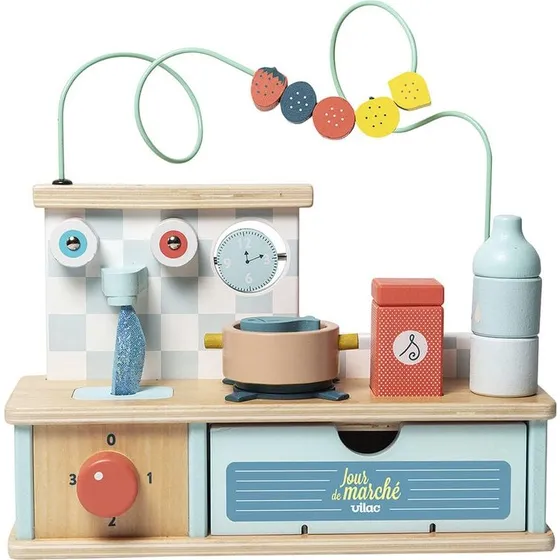 Vilac Aktivitetskøkken m. wirebane, 24 x 27,5 cm