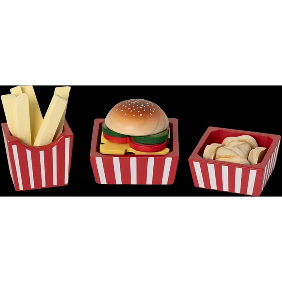 MaMaMeMo Legemad - Burger Menu i træ