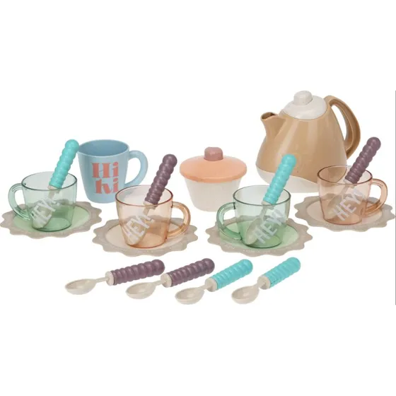 Køkkensæt til legekøkken: Tesæt eller Middagssæt (PP)