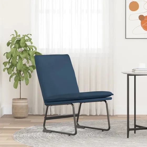vidaXL loungestol 52x75x76 cm blå stof