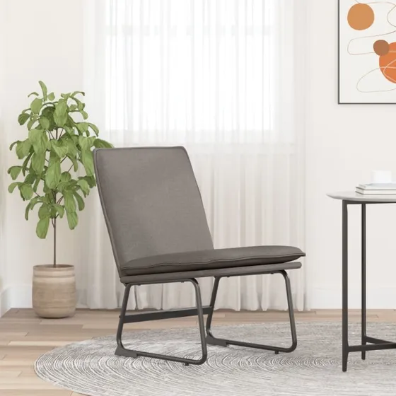 vidaXL loungestol 52x75x76 cm gråbrun