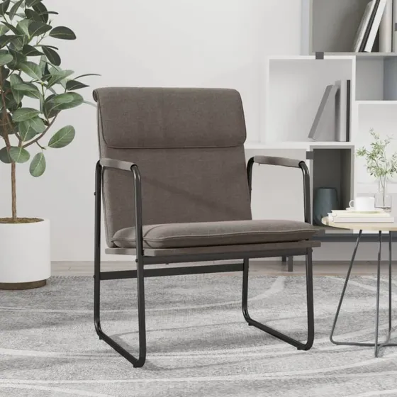 vidaXL loungestol 55x64x80 cm gråbrun