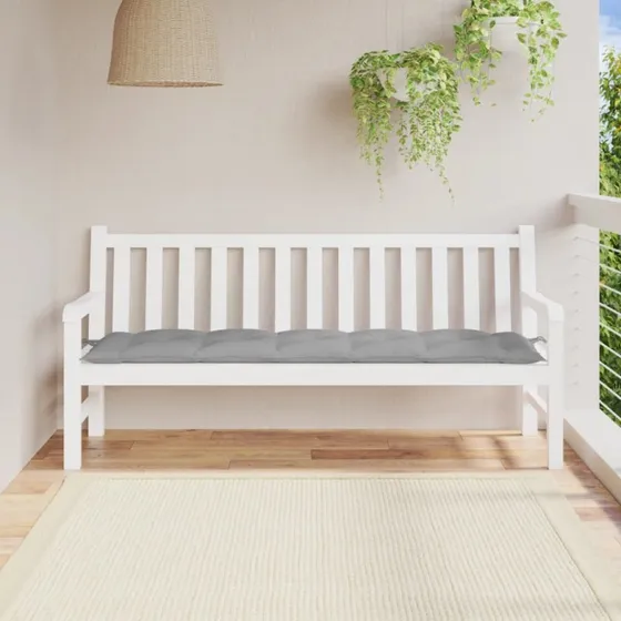 vidaXL Hynde til Havebænk 180x50x7 cm, Grå, Oxfordstof