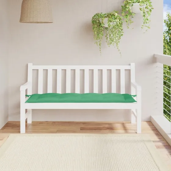 vidaXL Hynde til Havebænk 150x50x7 cm Grøn