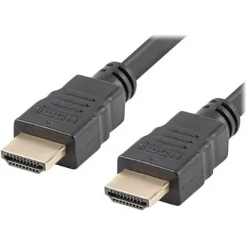Lanberg HDMI-kabel med Ethernet 50 cm sort