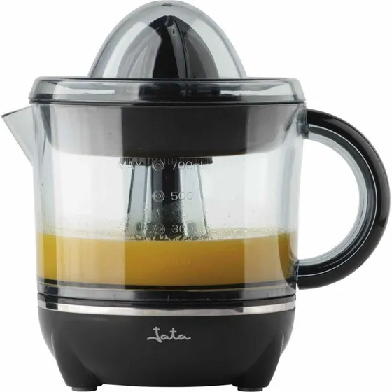 Jata JEEX1423 Elektrisk Citruspresser 40W, 700ml, Sort/Gennemsigtig