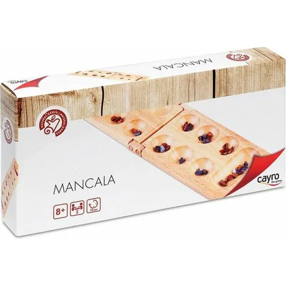 Cayro Mancala - klassisk træbrætspil til 2 spillere