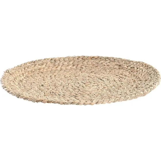DKD Home Decor Dækkeserviet i Naturlig Fiber, Natur, 32 cm