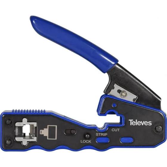 Televes 209802 Krimptang til RJ45 med automatisk afkortning