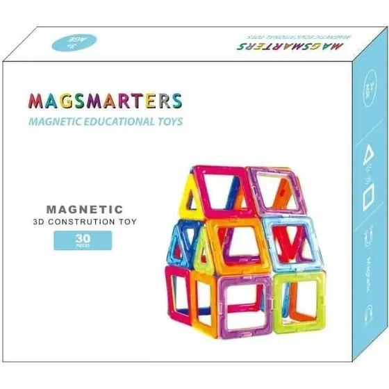 Magsmarters byggesæt 30 dele (magnetisk)