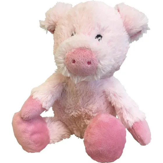 Gloria Peggy Pink Gris – Plysbamse med Lyd til Hund