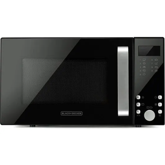 Black+Decker BXMZ900E Mikrobølgeovn med Grill 23L 900W Sort