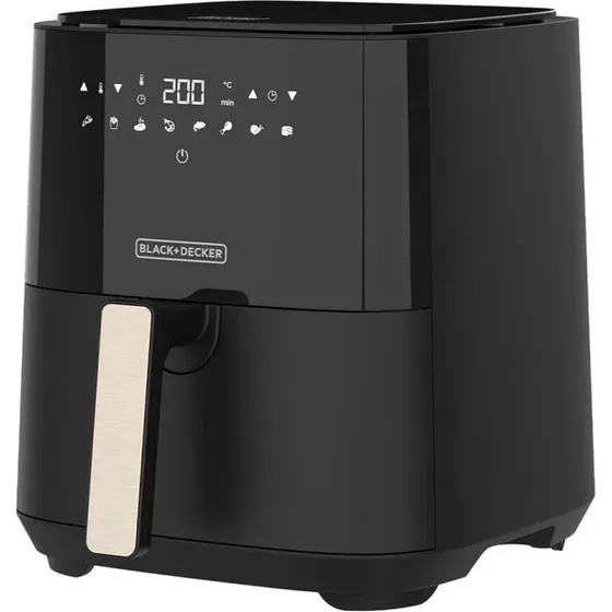 Black+Decker Air Fryer 5L 1450W Sort