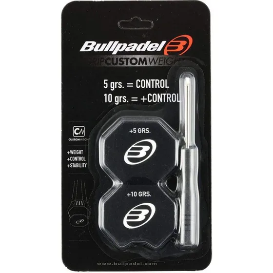 Bullpadel Ketchervægte 5/10g - Grip Custom Weight