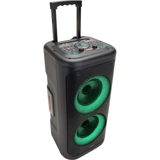 Aiwa KBTUS-450 Bærbar Festhøjttaler med Mikrofon, Sort