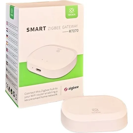 Woox R7070 Zigbee 3.0 Gateway, trådløs Wi-Fi