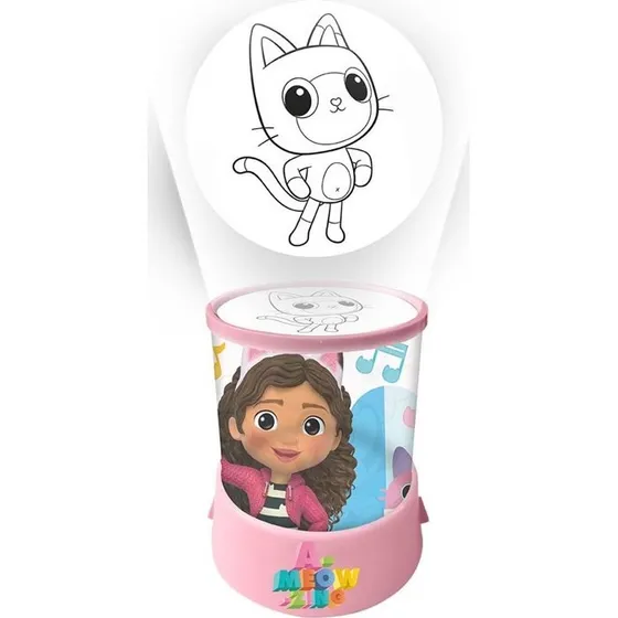 Euromic Gabbys Dollhouse LED-projektorlampe