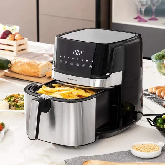 InnovaGoods Oliefri Frituregryde 5,5 L, 1700 W, Rustfrit Stål