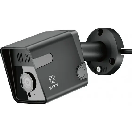 Woox R3568 2K Smart Udendørs Overvågningskamera, WiFi, Nattesyn, IP65, Sort