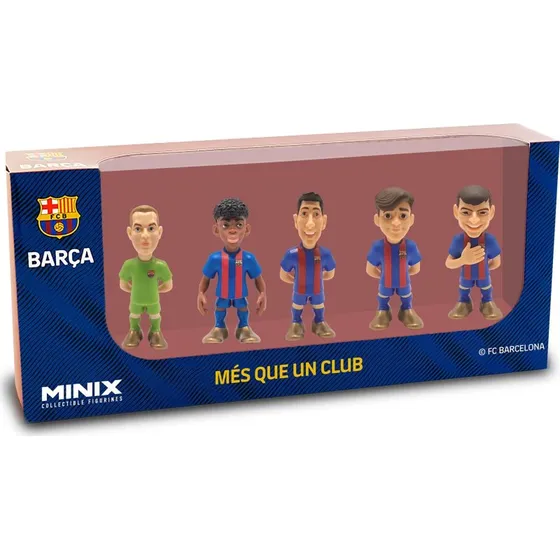 MINIX FC Barcelona V2 5-pack 7 cm Samlefigurer