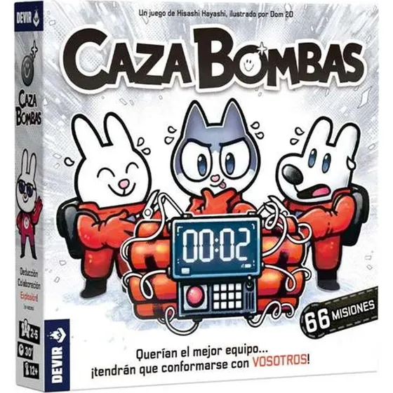Devir Cazabombas - Færdighedsspil for 2-5 spillere, 12+