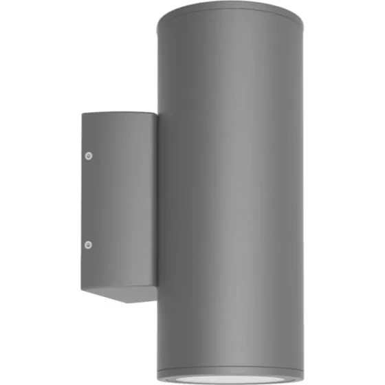Iberlamp FOX LED Væglampe, Matsort, 2x6W, IP65, Antracit