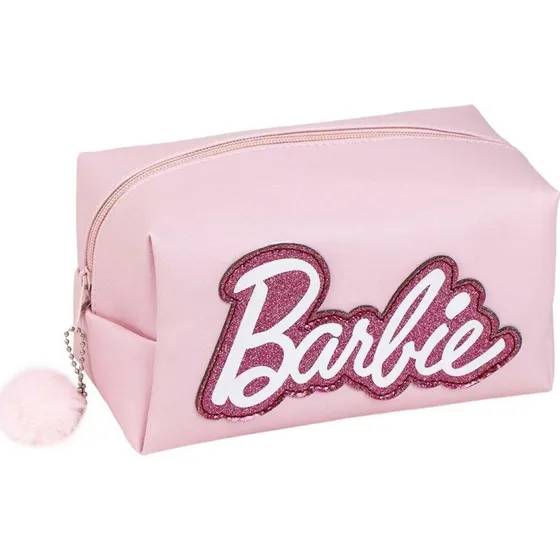 Barbie lyserød rejsetoilettaske 23x15x9 cm