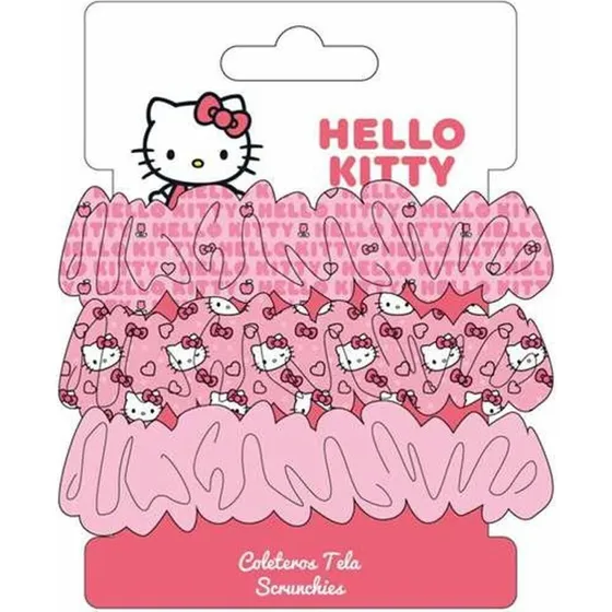 Hello Kitty Fuchsia Hårelastikker 3 stk.