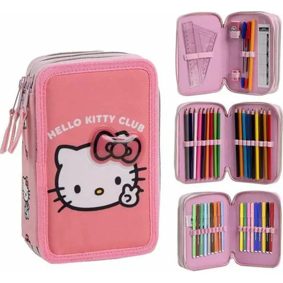 Hello Kitty Penalhus Pink, 12,5 x 6,5 x 19,5 cm