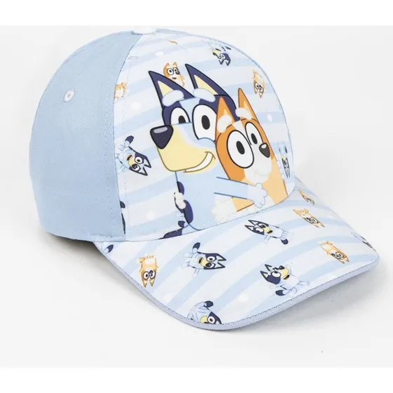 Bluey Børnekasket, Lyseblå, Justerbar, 51 cm