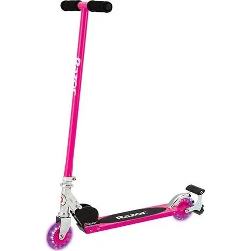 Razor S Spark Sport Løbehjul - Sort/Lyserød (8+ år)