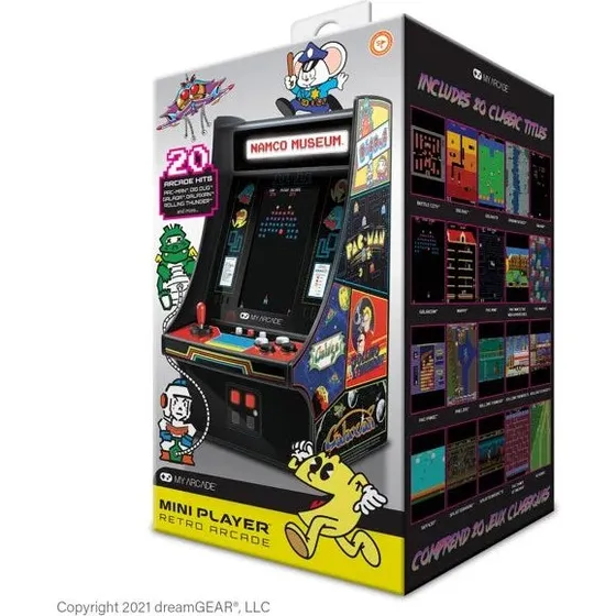 MY ARCADE Mini Player 10" BANDAI NAMCO Museum Hits (20 i 1)