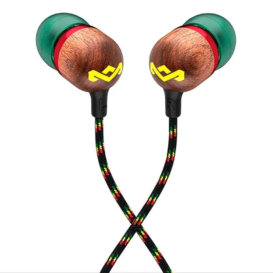 House of Marley Smile Jamaica In-Ear Høretelefoner Rasta (3,5mm)