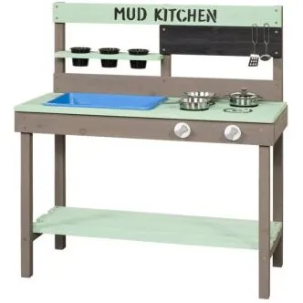 Swing King Legekøkken Regular (træ/plast) - inkl. redskaber