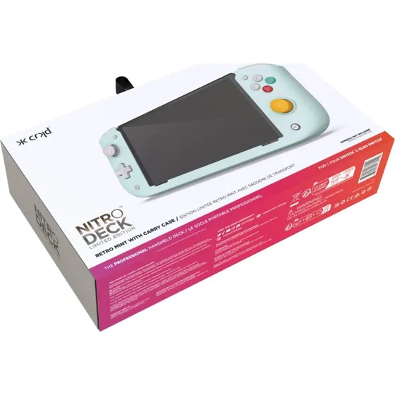 Crkd Nitro Deck Controller til Nintendo Switch - Retro Mint