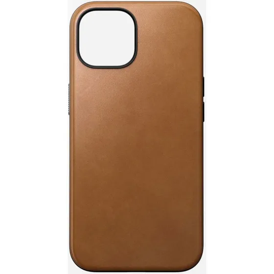 Nomad Modern Leather Case - English Tan for iPhone 15