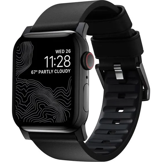 Nomad Active Strap Pro - Sort - Apple Watch Ultra 2/1 (49mm), 45mm, 44mm, 42mm