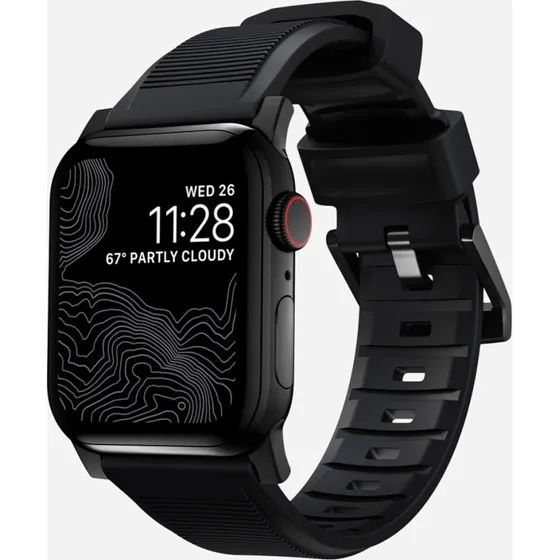 Nomad Rugged Strap - Sort (49/45/44/42mm) for Apple Watch Ultra 2/1