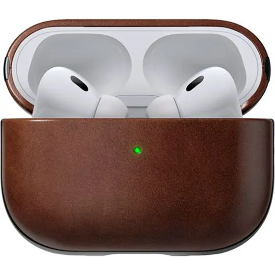 Nomad Case til AirPods 2, Brun Læder