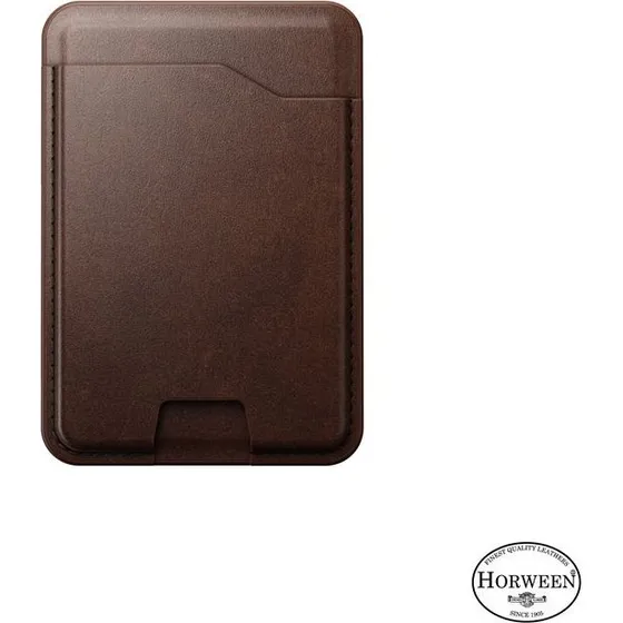 Nomad Leather Mag Wallet med Find My - Brun