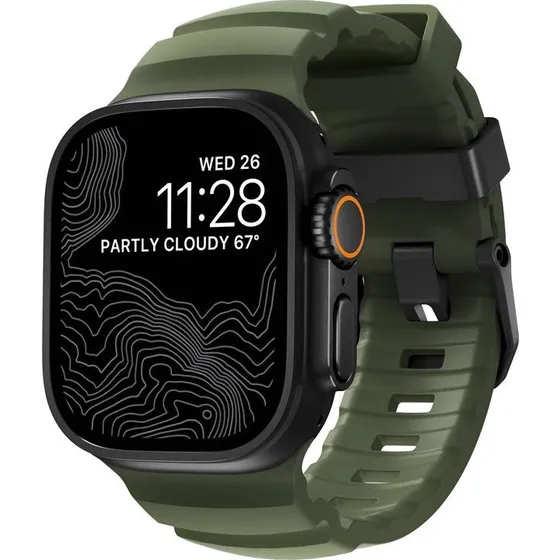 Nomad Rocky Point Band for Apple Watch 49/45/44/42mm – Black Forest