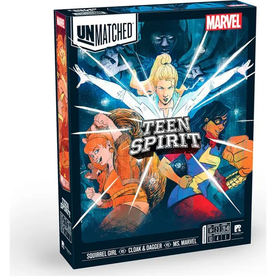 Iello Unmatched: Marvel Teen Spirit – Asymmetrisk kampspil for 2-4 spillere
