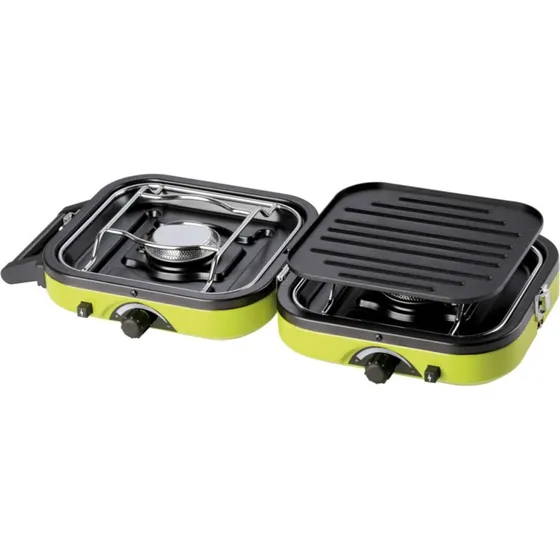 Meva DUAL COMPACT + GRILL dobbelt campingkomfur