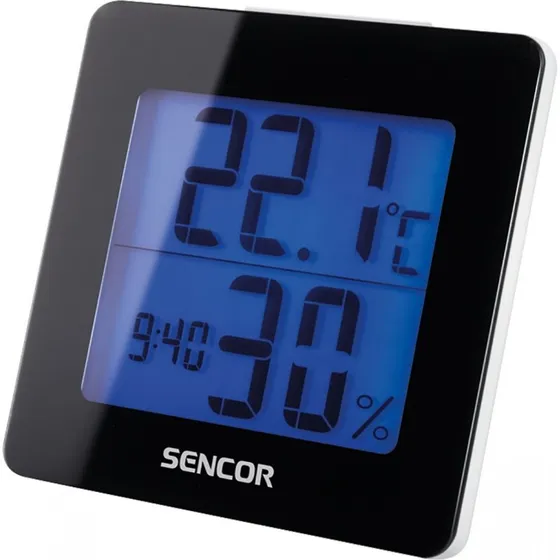 Sencor SWS 1500 B Digital Vejrstation, Sort