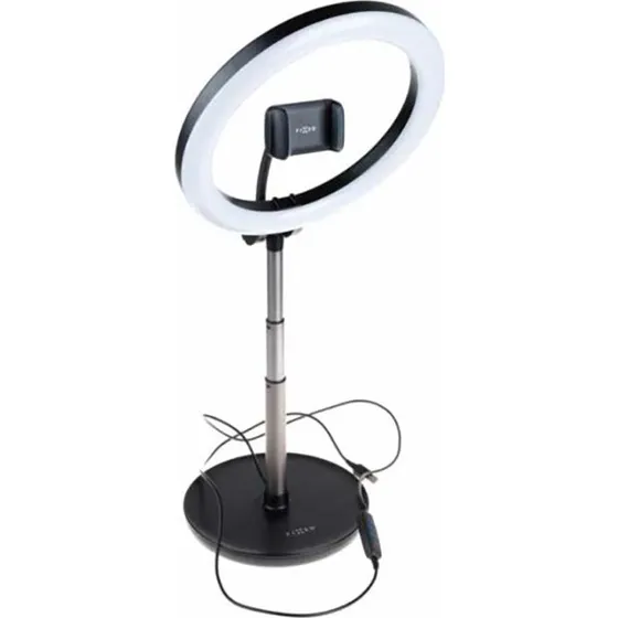 FIXED LED Ring Desktop Tripod Telefonholder Sort