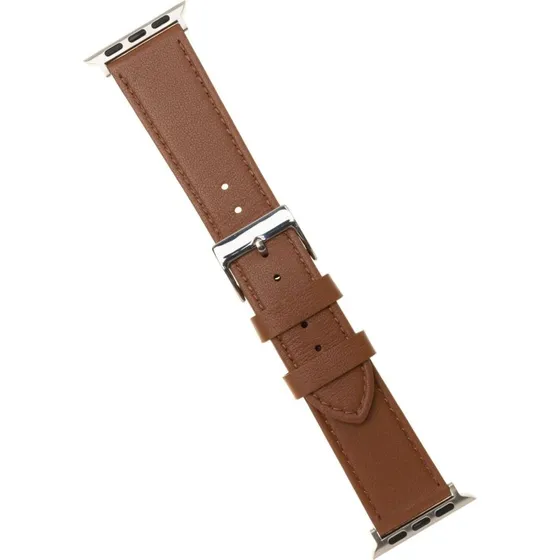 FIXED Ægte læderrem til Apple Watch 42/44/45/49mm Brun