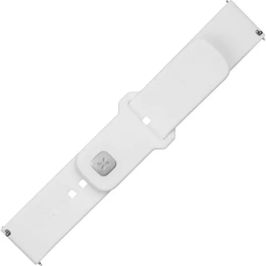FIXED Silikone Rem til Smartwatch 20 mm Hvid